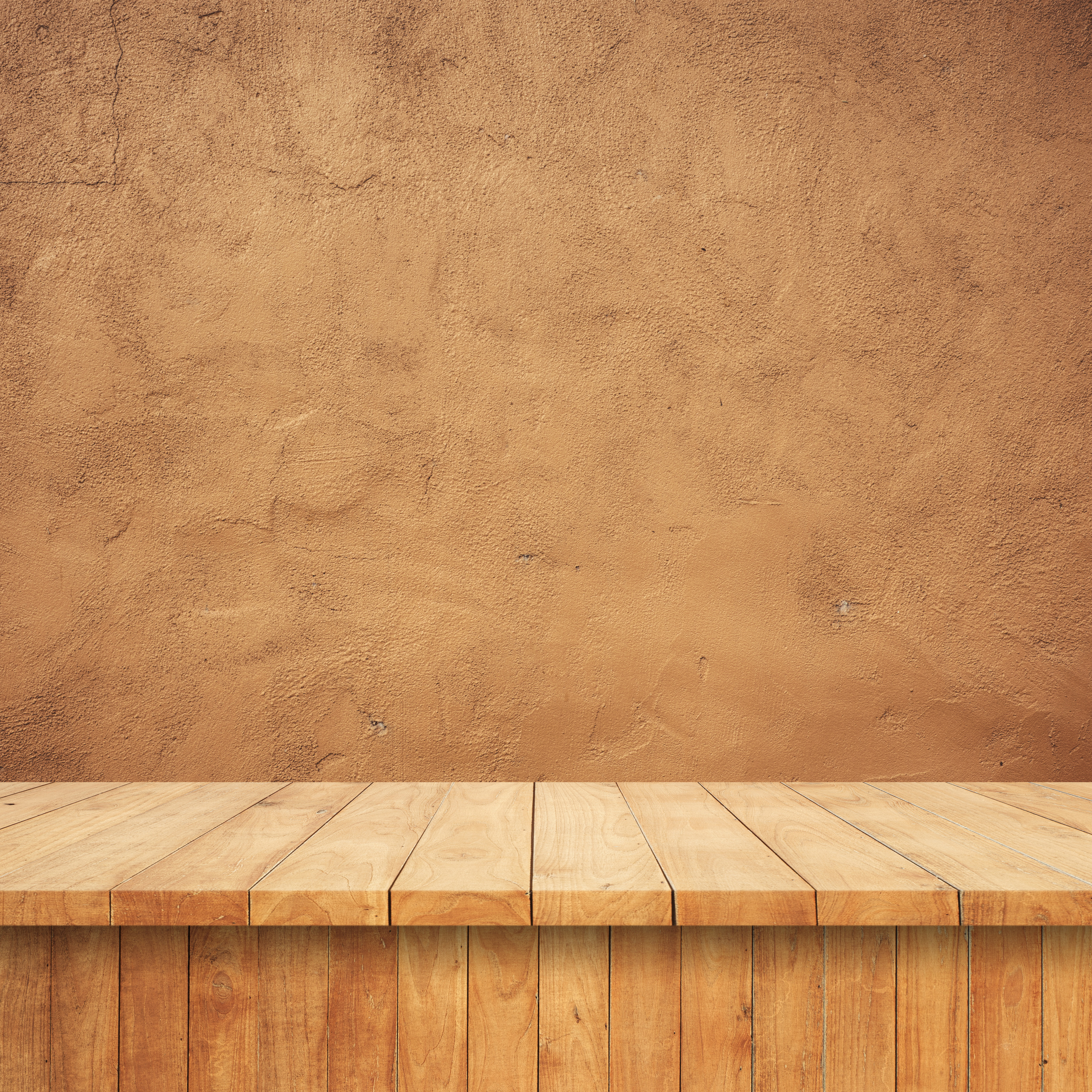 Empty Wooden Table